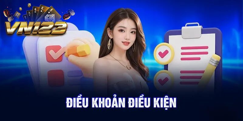 Hình minh họa quy định khuyến mãi VN123 với nguyên tắc minh bạch, điều kiện rollover rõ ràng và quy trình giải quyết tranh chấp chuyên nghiệp.
